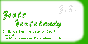 zsolt hertelendy business card